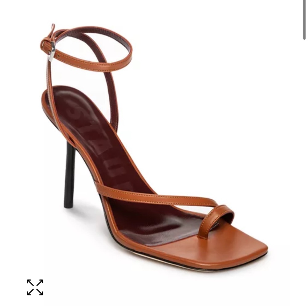 STAUD Brown Strappy Heels